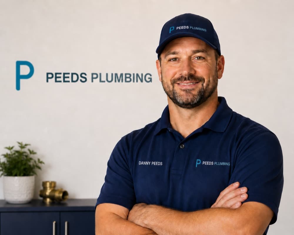 Danny Peeds, Master Plumber and owner of Peeds Plumbing.